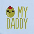 thumbnail image 2 of CafePress - Olive My Daddy Body Suit - Baby Light Bodysuit, Size Newborn - 24 Months, 2 of 4
