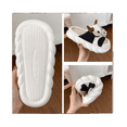 thumbnail image 5 of Pantuflas Casa Lindas Y Suaves De Vaca Blanco vaca 42-43(Fit 41-42), 5 of 5