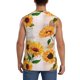 thumbnail image 4 of Balery Sunflower 5 Camisetas sin mangas para hombre, absorbe la humedad y protege contra el mal olor.-X-Large, 4 of 7