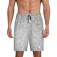 thumbnail image 1 of Fotbe Silver Mosaic Pantalones Cortos de Pijama para Hombre, Ropa de Dormir, Pantalones de Pijama Cortos para Hombre-Large, 1 of 6