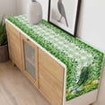 thumbnail image 4 of St. Patrick's Day Table Runner - 60 Inch Long, Kitchen Dining Table Runner Dresser Scarves, Green Boots Daisy Clovers Buffalo Plaid Farmhouse Decor for Coffee Tables Wedding Party Banquet, 4 of 8