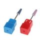 thumbnail image 4 of Juego de 2 brocas de diamante para uñas, lima de uñas acrílica profesional Rosa + azul, 4 of 6