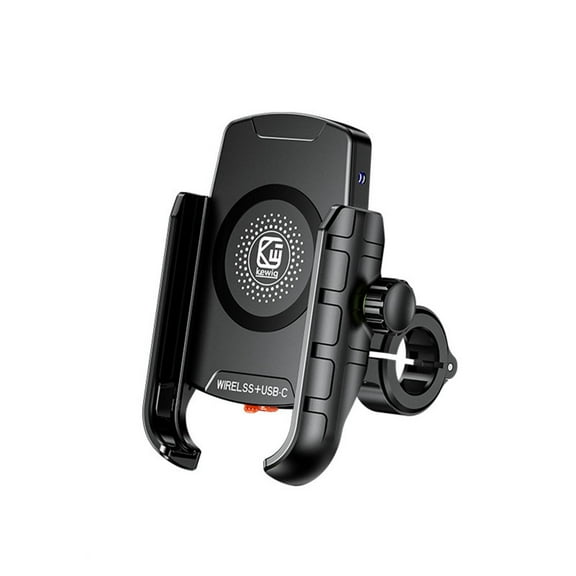Waterproof Motorcycle Phone Mount Dual Fast Charging, 4-7 Inch Phones for All-Weather Riding