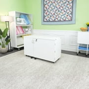 Arrow Sewing Aussie Dual Rail Electric Sewing Cabinet, Ash-White