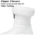 thumbnail image 4 of Women's Winter Snow Boots - Lightweight Waterproof Booties for Skiing & Outdoor Activities, 4 of 12