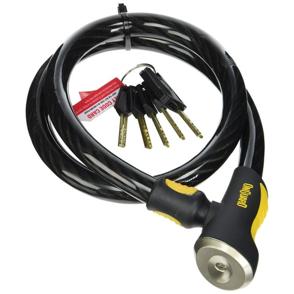 On-Guard Akita Lock Cable - Black, 100 x 20 cm