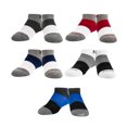 thumbnail image 5 of Odd Sox Basix Big Kids Ankle Socks 5-Pack – Block Striped Athletic Sport Socks – Breathable Cotton, 5 of 5