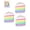 3pcs, variant on Cake Squishy Slow Rise Rainbow Cake Squishy, Jumbo Slow Rising Fidget Squeeze Ball, Soft Sensory Stress Relief for Anxiety, Focus, Hand Therapy & Party Favors