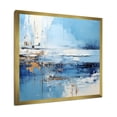thumbnail image 2 of Designart "Tranquil Beach in Blue and Beige III" Coastal Framed Wall Art Decor - Coastal Blue Coastal Minimalism Entryway Framed Wall Art, 2 of 6