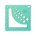 thumbnail image 4 of weibbin Acrylics Knitting Needle Gauge Ruler For Sweater Sewing Knitting Needle Measure Tool With Keychain Carabiner Clip, 4 of 6