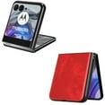 thumbnail image 5 of Retro Case for Motorola Razr 50 Anti Scratch Protective Cover Compatibility Lychee Pattern Retro, 5 of 5