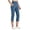 Navy, variant on OGLCCG Tween Girls Capri Leggings with Slits Stretch Yoga Capris Pants High Waisted Gym Workout Cropped Tights with Pockets 5-15 Years