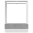 thumbnail image 3 of vidaXL Oven Cabinet Lyon Black 60x46x81.5 cm Engineered Wood, 3 of 5