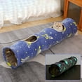 thumbnail image 6 of Cat Tunnel Tube with Toys Self Luminous Photoluminescence For Small Animals Bunny Rabbits Ferrets Puppy Toy Tunnel Play Accessory, 6 of 6
