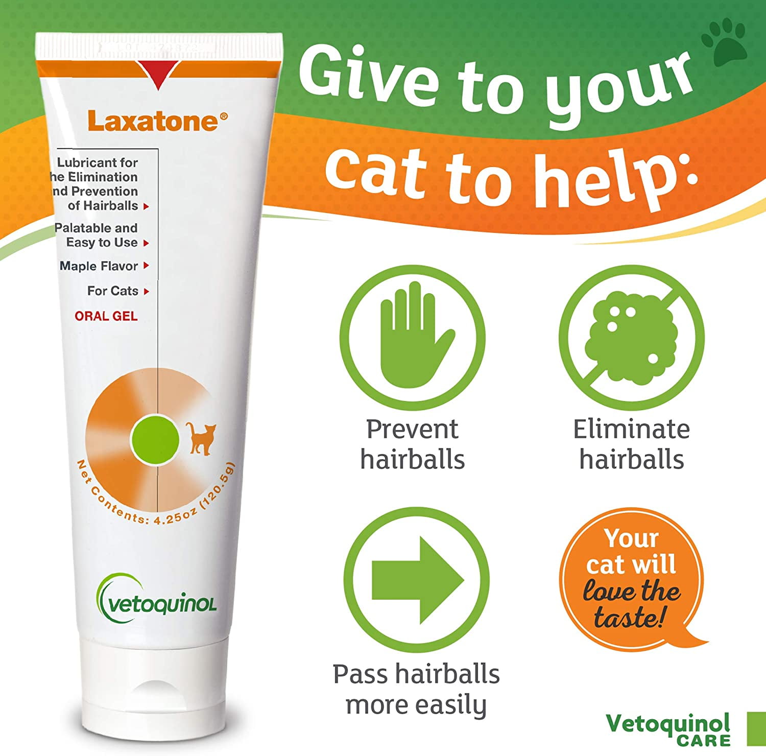 Vetoquinol Laxatone Hairball Lubricant Gel for Cats Egypt Ubuy