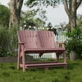 thumbnail image 2 of Wildridge Heritage Double High Adirondack, Cherrywood - All-Weather Recycled Plastic Furniture for Patio, Deck, Lawn, 2 of 4