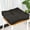 Black, variant on EazyTech 16in Square Thickened Seat Cushion with Cotton Filler - Breathable Travel Mat for Office, Car & Home - Compressed Delivery Floor Cushion Beige