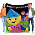 thumbnail image 1 of La Ciudad Colorforms de Charlie anti-pilling, suave, ligera, esponjosa y acogedora de lujo para hogar y cocina – Perfecta para niños y adultos,150X120cm, 1 of 6