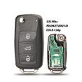 thumbnail image 3 of Llave remota Jingyuqin 315/434 MHz ID48 para Volkswagen VW Golf 4 5 6 Jetta Passat CC Tiguan Polo Beetle Touran 1J0959753AG/DA/AH/AM, 3 of 5