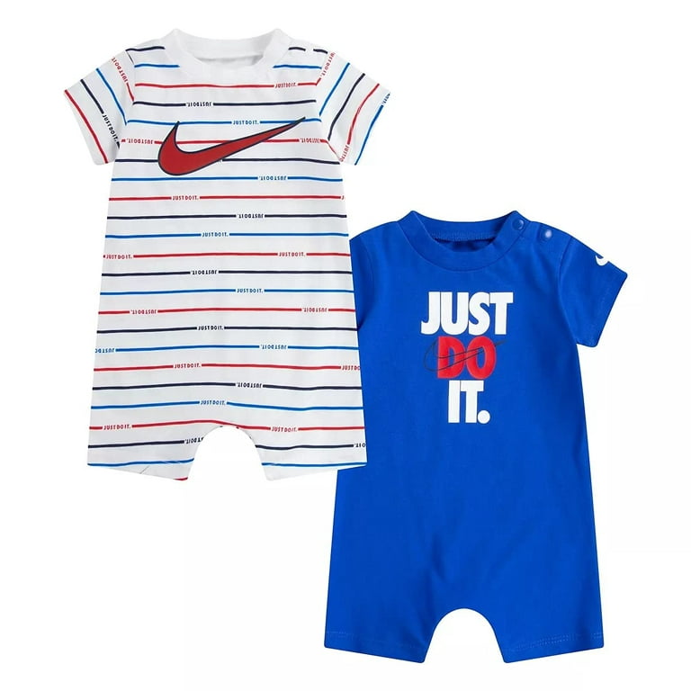 Eigenlijk Tonen Vrijgekomen Nike Baby Boy Just Do It Romper 2 Piece Set - Walmart.com