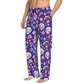 thumbnail image 6 of Honiee Skull mushroom rainbow for men - a sleek fusion of Straight Pajama Pants, versatile Lounge Pants, and cozy Sleepwear, all rolled into one-Small, 6 of 6