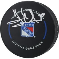 Henrik Lundqvist New York Rangers Autographed Official Game Puck - Fanatics Authentic Certified