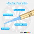 thumbnail image 5 of Uxcell 2BA Thread Plastic Soft Dart Tips Replacement Dart Accessories, Sky Blue 90 Pack, 5 of 7