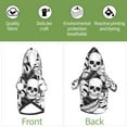 thumbnail image 4 of Yiaed Skull and palm leaves Print Dog Hoodie Security Pet Dog Costume Pets Dog Hoodie Sweatshirt with Pocket for Small Dogs-XX-Large, 4 of 5