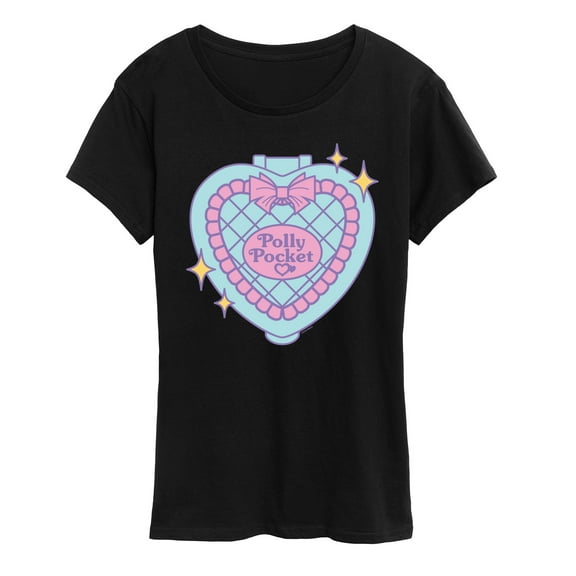 Polly Pocket - Quilted Heart Case - Women's Short Sleeve Graphic Tee