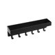 thumbnail image 3 of Wall Mounted Storage Rack with Hooks for Keys, Elegant Iron Art Key Hanger for Home Entryway, Easy Installation with Screws, Black Finish and, 3 of 3