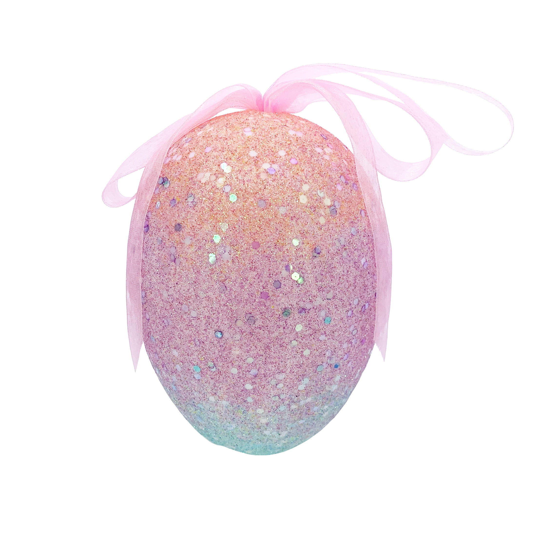 Way to Celebrate Easter Ombre Glitter Polystyrene Eggs 150mm Decoration Assortment