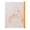 B, variant on 2Pcs A4 Glitter Zipper Binder Pockets, Clear Waterproof Plastic File Pouch for 3 Ring Binder Organizer(H*2)