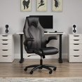 thumbnail image 2 of OFM ESS Collection High-Back Racing Style Bonded Leather Gaming Chair, in Gray (ESS-3086-GRY), 2 of 5