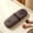 Brown, variant on Portable Silicone Makeup Brush Storage Pouch Travel Cosmetic Organizer Case with Cleaning Panel for Brushes Accessories