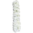 thumbnail image 4 of White Artificial Flowers for Home Party Wedding,Artificial Silk Flowers Row, 4 of 14