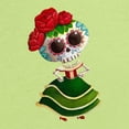 thumbnail image 2 of CafePress - El Dia De Los Muertos Skeleton Girl Long Sleeve T - Long Sleeve Infant T-Shirt, 2 of 2