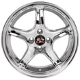 thumbnail image 2 of New Chrome Wheel for 1979-1993 Ford Mustang (rear only) Cobra 17x9 Inch Chrome Mustang Rim, 2 of 4