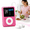 Pink, variant on MP3 Player with 4GB Memory Capacity,Portable MP3 Media Player With Silicone Rubber Protector Case,Supports Music, Video & Image Playback For Portable Carrying