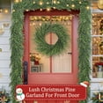 thumbnail image 4 of Guvpev 9FT Christmas Norfolk Pine Garland - Real Touch Green Faux Greenery Garland - Artificial Realistic Cedar Garlands for Home, Fireplaces, TV Stand - Indoor Outdoor Winter Christmas Decorations, 4 of 12