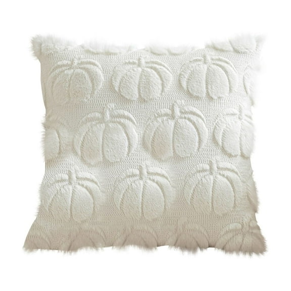 hociret Plush 3D Pumpkin Throw Pillows - Fall/Halloween/Thanksgiving Decor, Cozy Textured Cushions for Couch/Bed, Multiple Autumn Colors