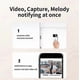 thumbnail image 2 of Smart Wireless DoorBell WiFi Intelligent Visual Remote Video Doorbell, 2 of 5