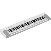 Yamaha Piaggero NP-35 76-Key Portable Keyboard With Power Adapter White Essentials Package