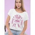 thumbnail image 2 of Vintage Pride Cowgirl Tee Crop Tee Women's, 2 of 4