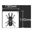 thumbnail image 3 of Graflsoa Creative Kids Drawing Stencil Set - 6pcs PET Templates for Art, Handmade Posters & Educational Fun (Flowers, Animals, Castles & More), 3 of 5