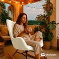thumbnail image 5 of Silla Mecedora Bluelander para Adulto, Beige, 5 of 5