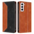 thumbnail image 2 of Phone Case for Samsung Galaxy S21 Plus FOXDOCK Premium Leather,Creative Dual-Color Cover with Card Slot,Shockproof, 2 of 7