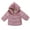 Pink, variant on Vedolay Girls Fall Jackets Girl's Colorblock Button Up Jacket Long Sleeve Fleec Outerwear,Pink 5-6 Years