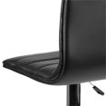 thumbnail image 6 of Home Square 25" to 33" Striped Bar Stool in Black with Chrome Base - Set of 3, 6 of 11