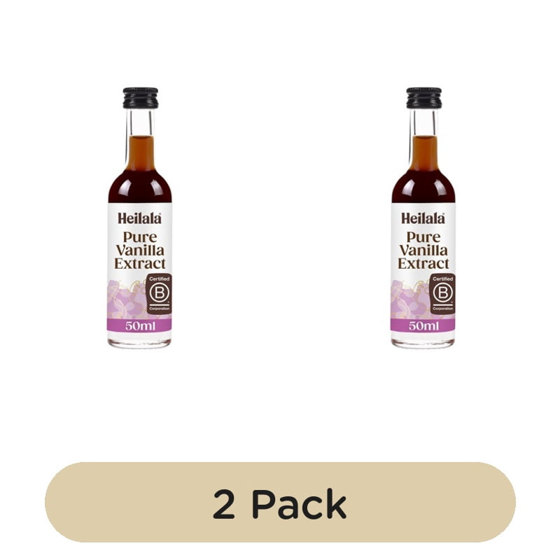 Heilala Vanilla Extract 50ml, British Import (Pack of 2)