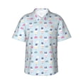 thumbnail image 2 of Goofa Rabbit In The Rain Hawaiian Shirt for Men, Unisex Summer Beach Casual Short Sleeve Button Down Shirts,Aloha Tropical Floral print shirt-XX-Large, 2 of 9